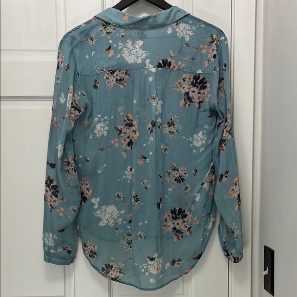 Cloth & Stone V Neck Hidden Button Up Lightweight Long Sleeve Bundle - Sz Small - Picture 13 of 15